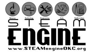 steam engine logo_BW